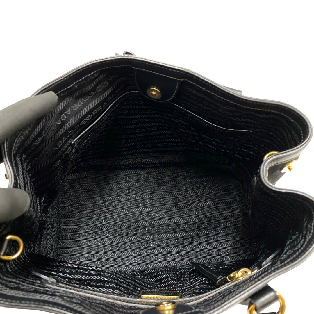 PRADA - 極 美品 クロシェット カード付 PRADA プラダ ロゴ ジャガード