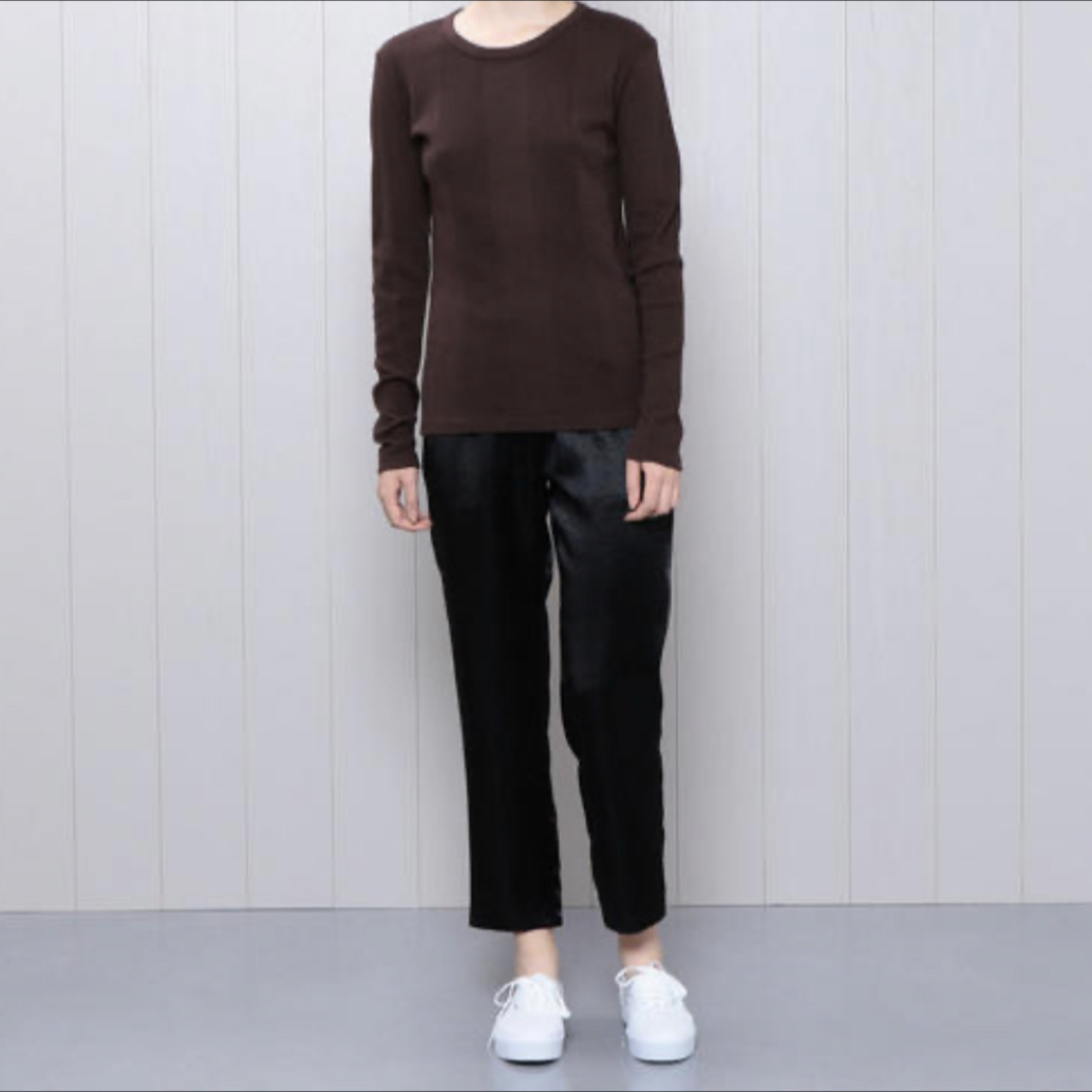 H BEAUTY&YOUTH SATIN TAPERED PANTS パンツ