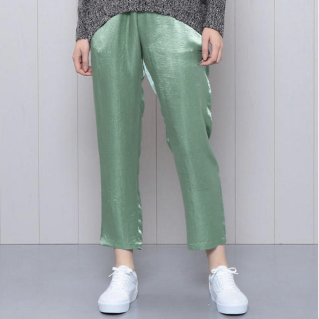 H BEAUTY&YOUTH SATIN TAPERED PANTS パンツパンツ