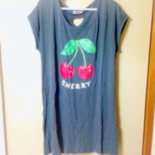 スイマー(SWIMMER)のスイマー☆チェリーTシャツワンピ(ミニワンピース)