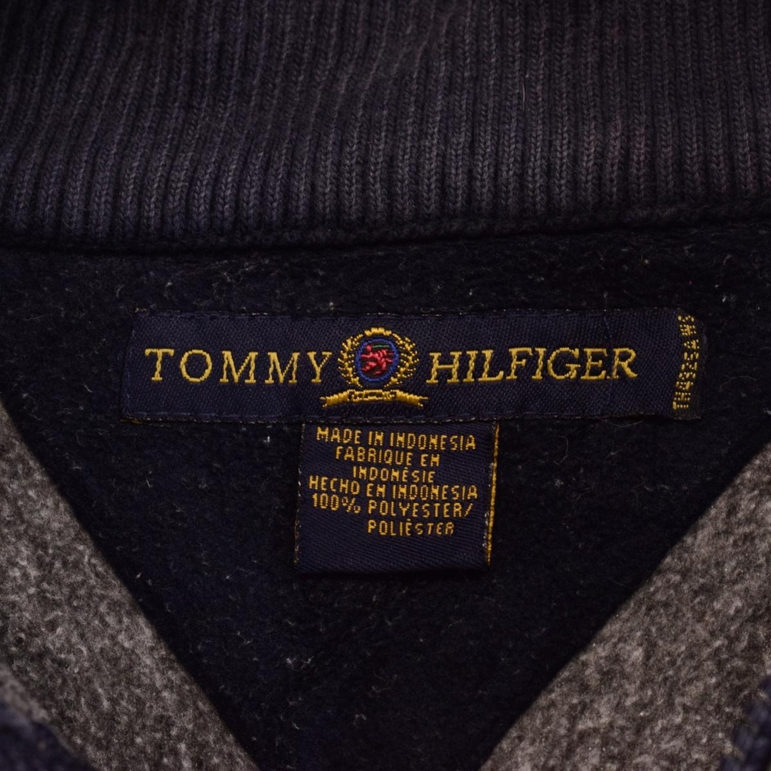 TOMMY HILFIGER(トミーヒルフィガー)の古着 トミーヒルフィガー TOMMY HILFIGER ハーフジップ フリースプルオーバー メンズL /eaa365034 メンズのジャケット/アウター(その他)の商品写真