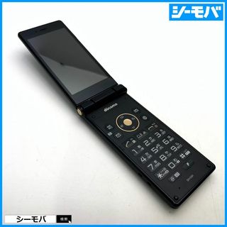 シャープ(SHARP)の1142 ガラホ SIMフリー docomo SH-03H ネイビー 中古(携帯電話本体)