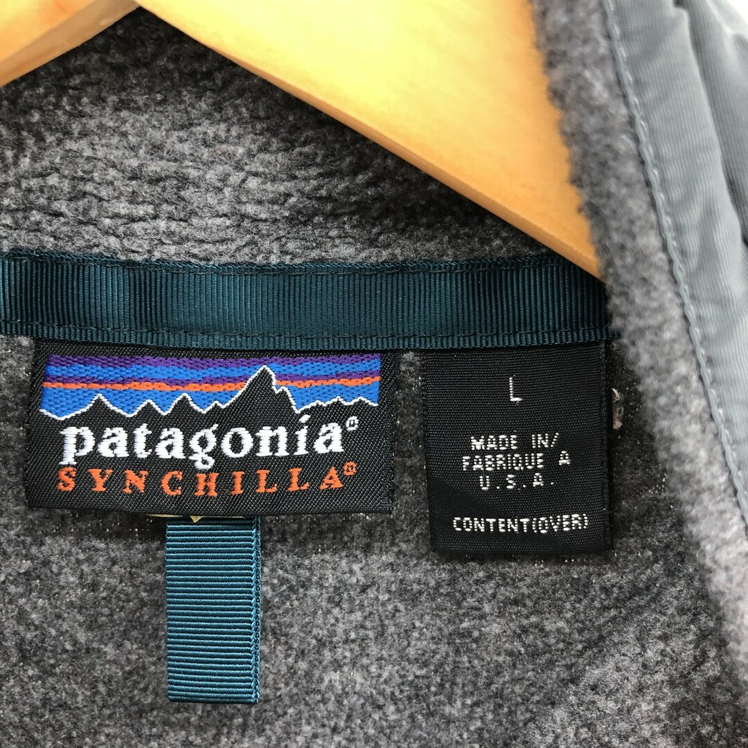 patagonia(パタゴニア)の古着 97年製 パタゴニア Patagonia SYNCHILLA シンチラ 25410F97 フリースジャケット USA製 メンズL ヴィンテージ /eaa365483 メンズのジャケット/アウター(その他)の商品写真