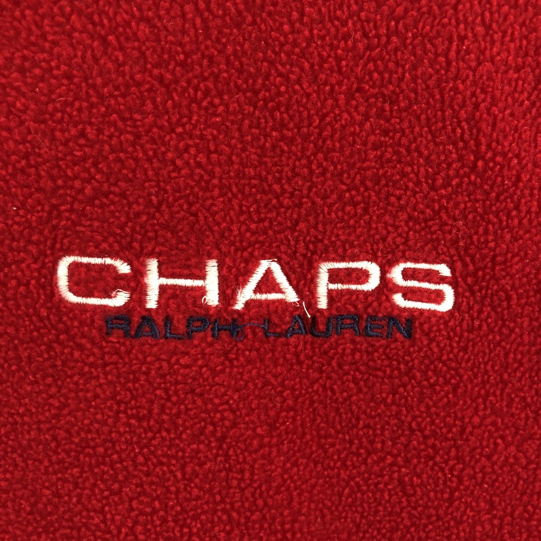 Ralph Lauren(ラルフローレン)の古着 90年代 ラルフローレン Ralph Lauren CHAPS チャップス ハーフジップ フリースプルオーバー メンズL ヴィンテージ /eaa365448 メンズのジャケット/アウター(その他)の商品写真