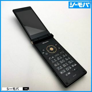 シャープ(SHARP)の1146 ガラホ SIMフリー docomo SH-03H ネイビー 中古(携帯電話本体)