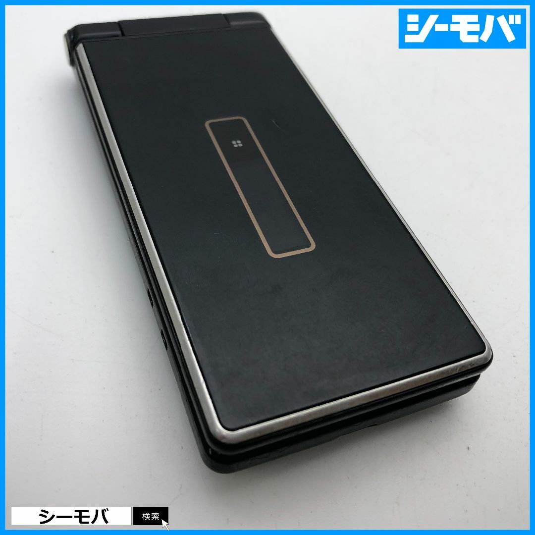 SHARP(シャープ)の1147 ガラホ SIMフリー docomo SH-03H ネイビー 中古 スマホ/家電/カメラのスマートフォン/携帯電話(携帯電話本体)の商品写真