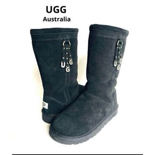 アグオーストラリア(UGG AUSTRALIA)のUGG Australia Larynn ウール スウェード ブーツ23.5程度(ブーツ)