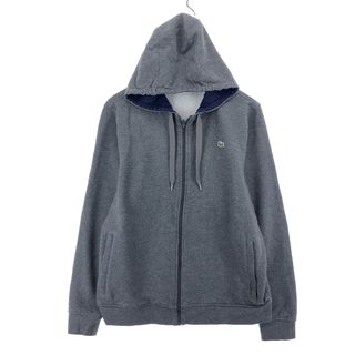 ラコステ(LACOSTE)の古着 ラコステ LACOSTE LACOSTE SPORT スウェットフルジップパーカー メンズXL /eaa395637(スウェット)