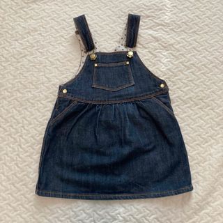 プチバトー(PETIT BATEAU)のプチバトー　ジャンパースカート　24m/86cm(ワンピース)