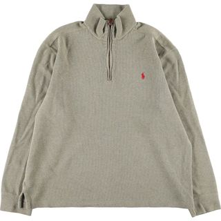 ラルフローレン(Ralph Lauren)の古着 ラルフローレン Ralph Lauren POLO by Ralph Lauren コットンニットハーフジップセーター メンズL /eaa396793(ニット/セーター)