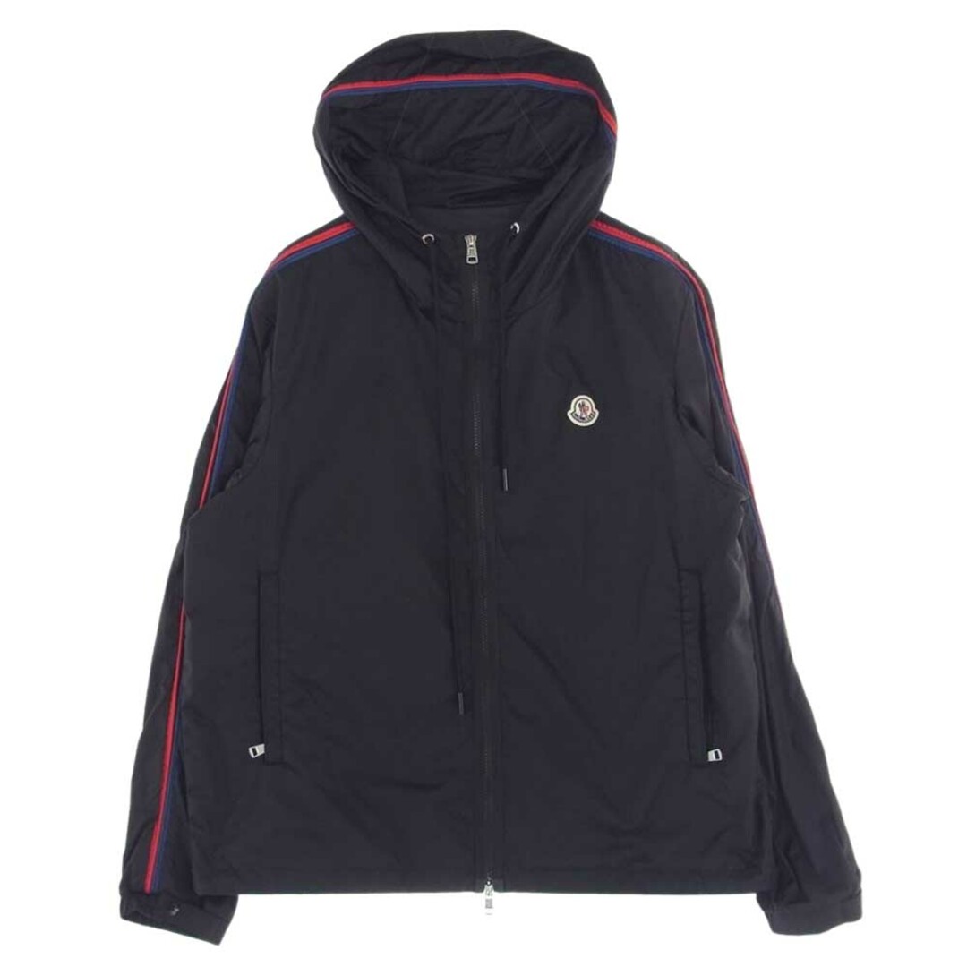 5肩幅MONCLER モンクレール ジャケット HATTAB ロゴワッペン ナイロン フーデッド ジャケット ブラック系 5