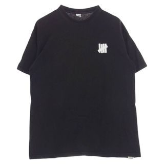 アンディフィーテッド(UNDEFEATED)のUNDEFEATED アンディフィーテッド Ｔシャツ ロゴプリント クルーネック 半袖 Tシャツ ブラック ブラック系 L【中古】(シャツ)