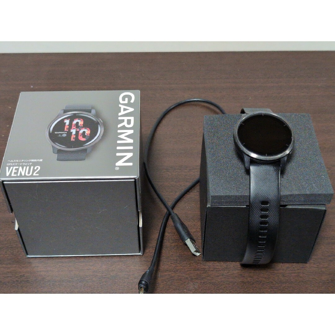 GARMIN(ガーミン)のGarmin VENU2 Black / Slate メンズの時計(腕時計(デジタル))の商品写真