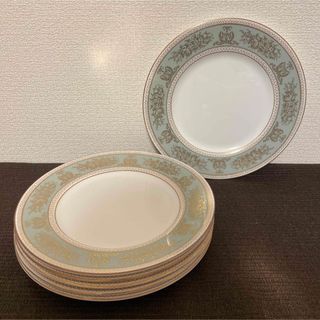 ウェッジウッド(WEDGWOOD)のウェッジウッド　コロンビア　セージグリーン　ディナープレート　22.5cm(食器)