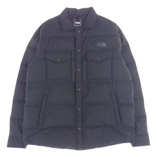 ザノースフェイス(THE NORTH FACE)のTHE NORTH FACE ノースフェイス ジャケット ND92263 WS Zepher Shell Shirt 高機能ダウン ウィンドストッパー ゼファー シェル シャツ ブラック系 L【中古】(その他)