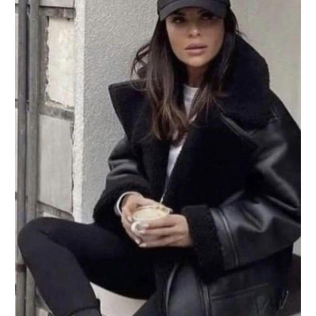 ZARA - ZARA ダブルサイド仕様オーバーサイズジャケットの通販 ZARA - ZARA ダブルサイド仕様オーバーサイズジャケットの通販