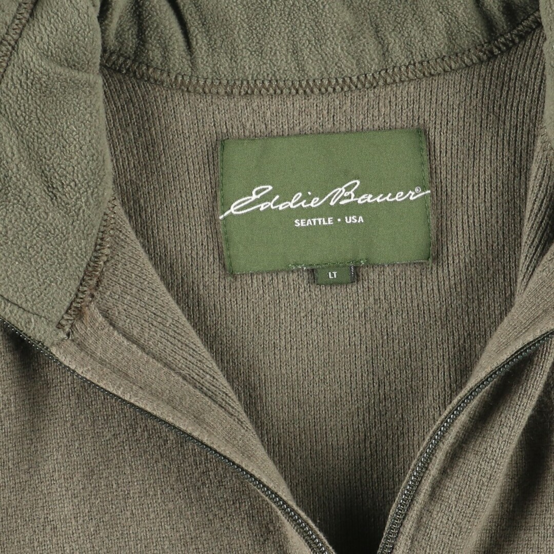 Eddie Bauer(エディーバウアー)の古着 エディーバウアー Eddie Bauer コットン混ニットハーフジップセーター メンズL /eaa394807 メンズのトップス(ニット/セーター)の商品写真