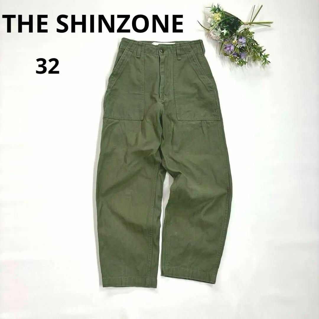Shinzone - 訳あり特価❗️シンゾーン ベイカーパンツ カーキ 32 の