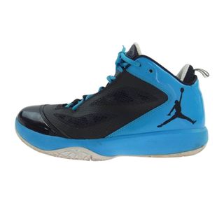 ナイキ(NIKE)のNIKE ナイキ スニーカー 454486-004 AIR JORDAN 2011 Q FLIGHT エアジョーダン フライト スニーカー ブルー系 ブラック系 27cm【中古】(スニーカー)