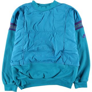 90s NIKE ナイキ スウェット 銀タグ アーチロゴ グレー L