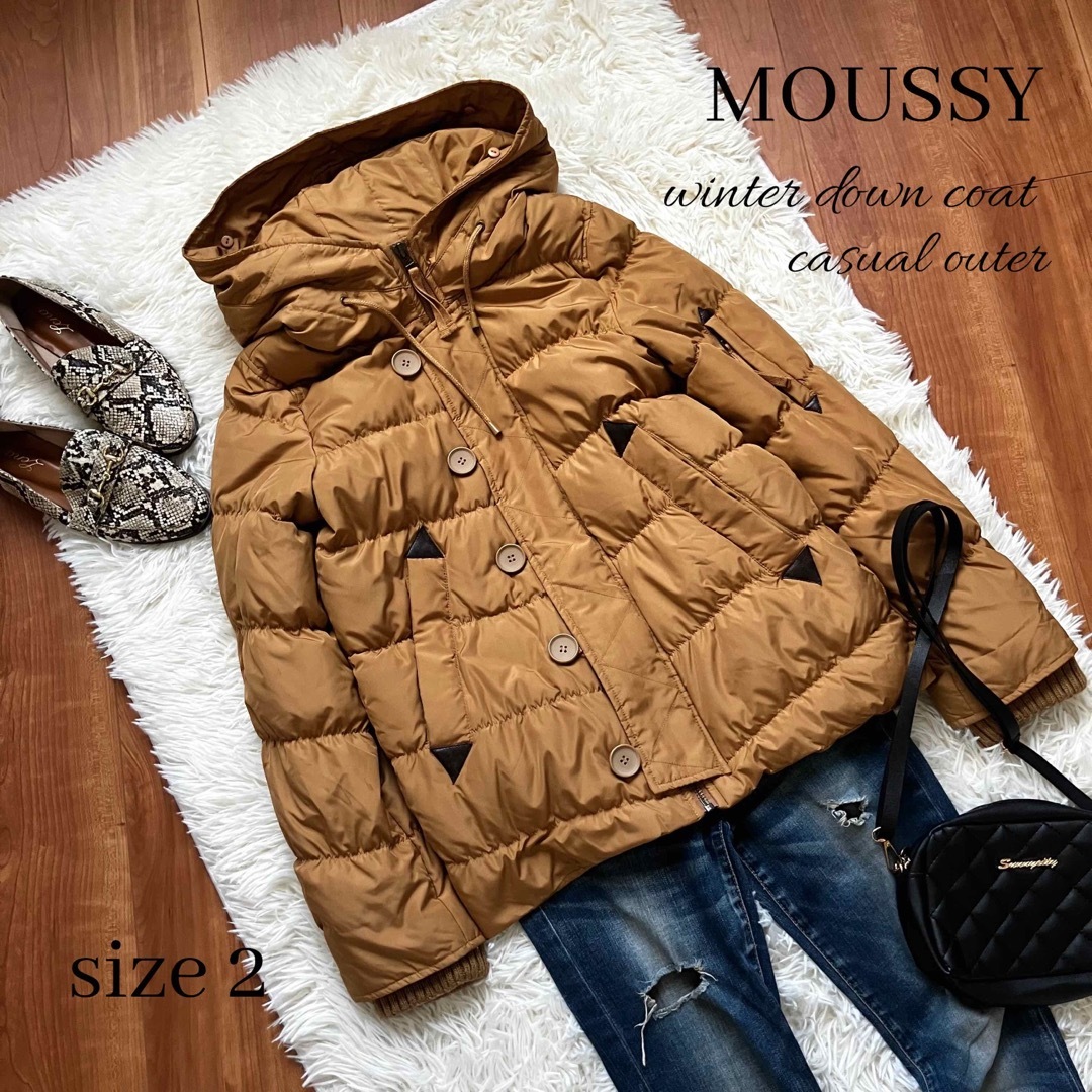 美品　moussy ダウンジャケット