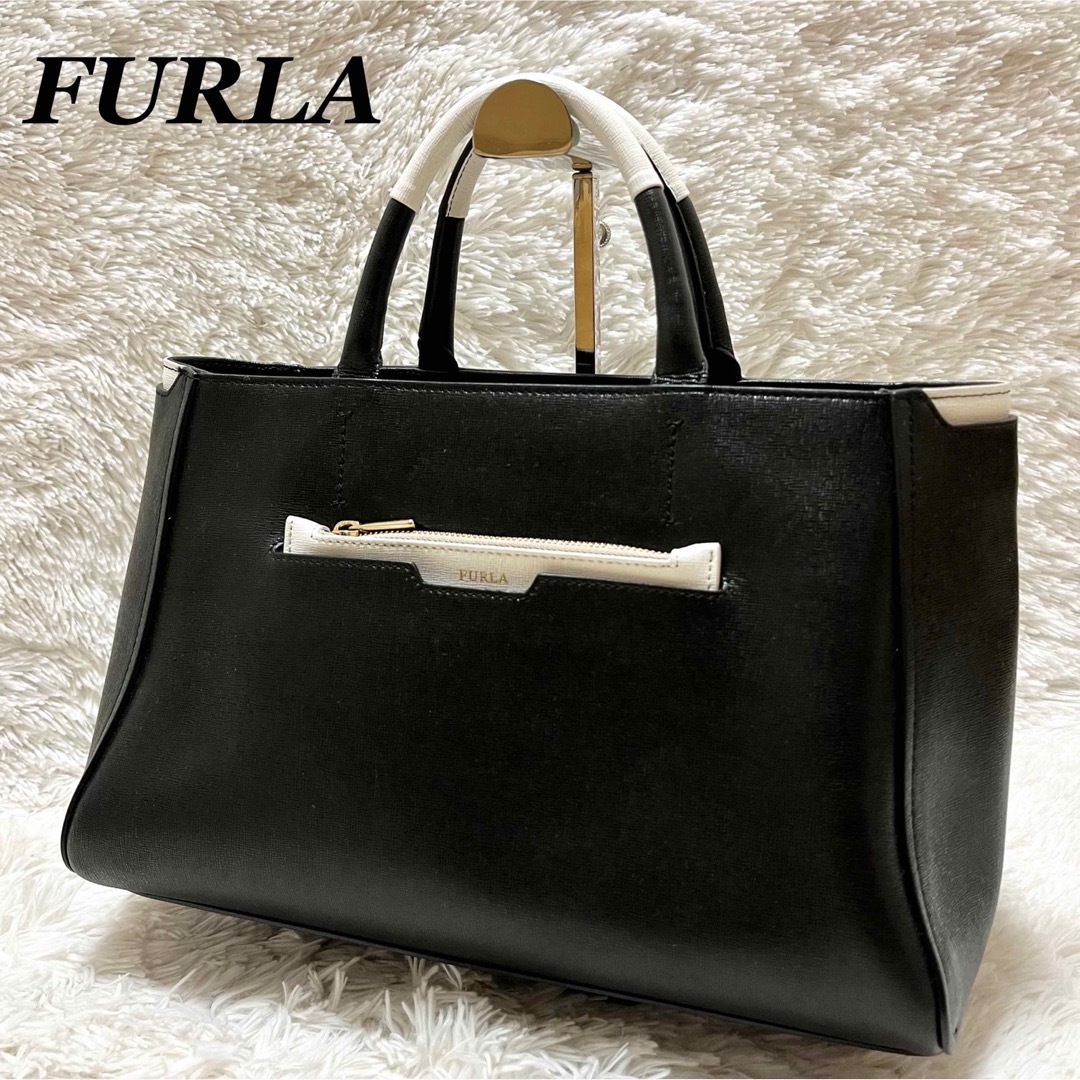 美品】FURLA トートバッグ 黒 A4 - www.sorbillomenu.com