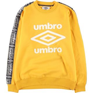 古着 アンブロ UMBRO ロゴスウェット トレーナー メンズM /eaa396868(スウェット)