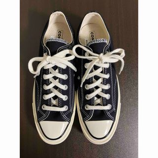 コンバース(CONVERSE)のコンバース チャックテイラー ローカット ブラック 25.5cm CT70未使用(スニーカー)