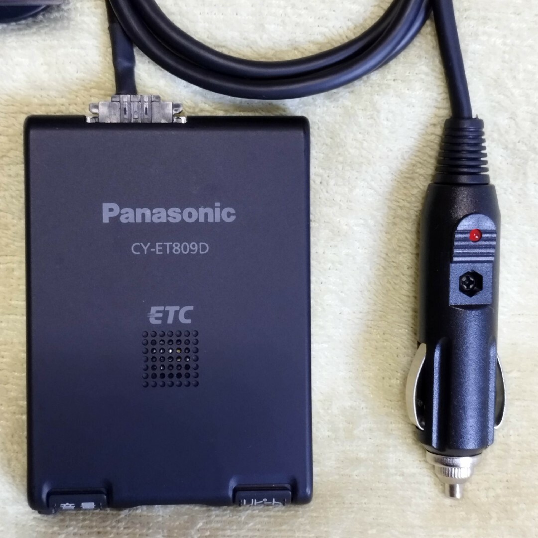 Panasonic(パナソニック)の軽セットアップ 一体型ETC パナソニック CY-ET809D シガープラグ加工 自動車/バイクの自動車(ETC)の商品写真