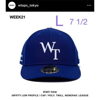 ダブルタップス W TAPS × ニューエラ NEW ERA ■ 【 59FIFTY LOW PROFILE CAP / POLY. TWILL. 】 WT 刺繍 ベースボール キャップ 29777