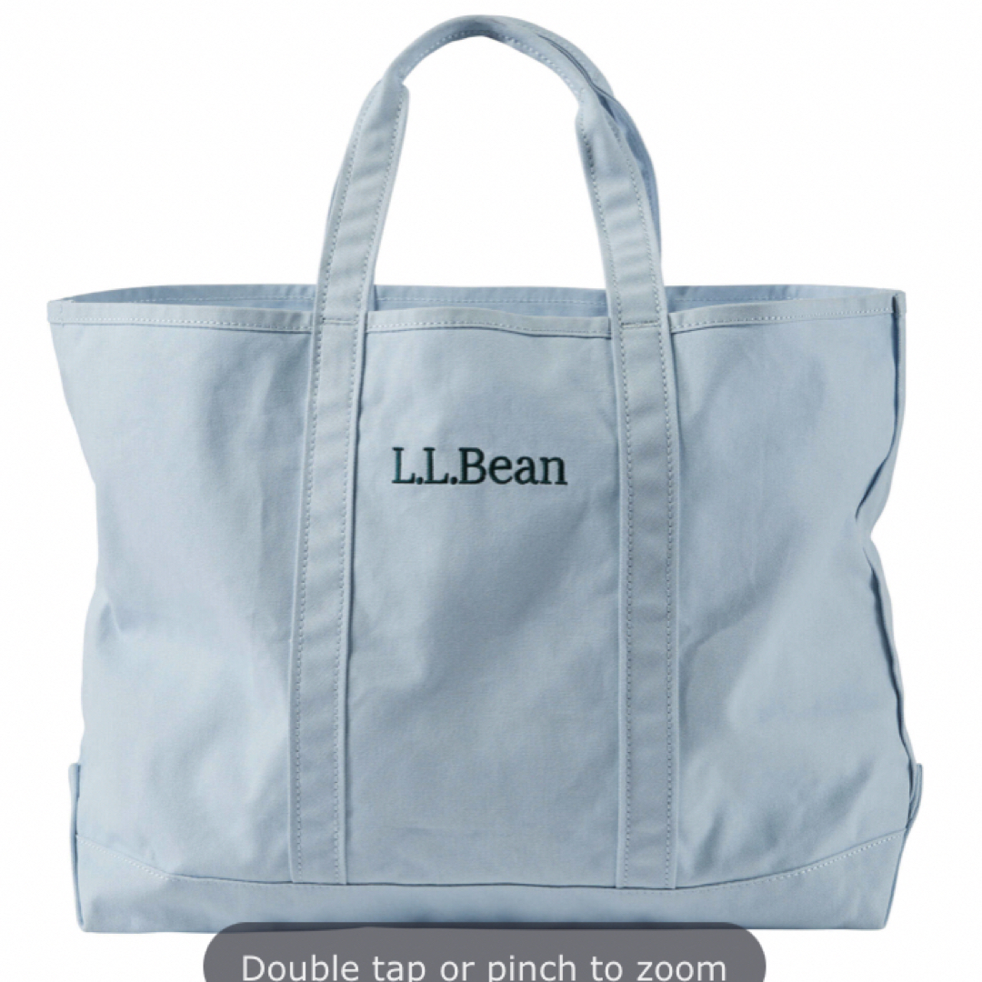 【新品・未使用】L.L.Bean  グローサリートート　オリーブ　サーフブルー