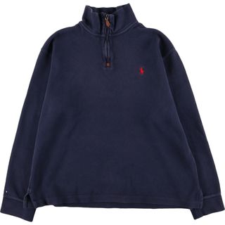 ラルフローレン(Ralph Lauren)の古着 ラルフローレン Ralph Lauren POLO RALPH LAUREN コットンニットハーフジップセーター メンズL /eaa394662(ニット/セーター)