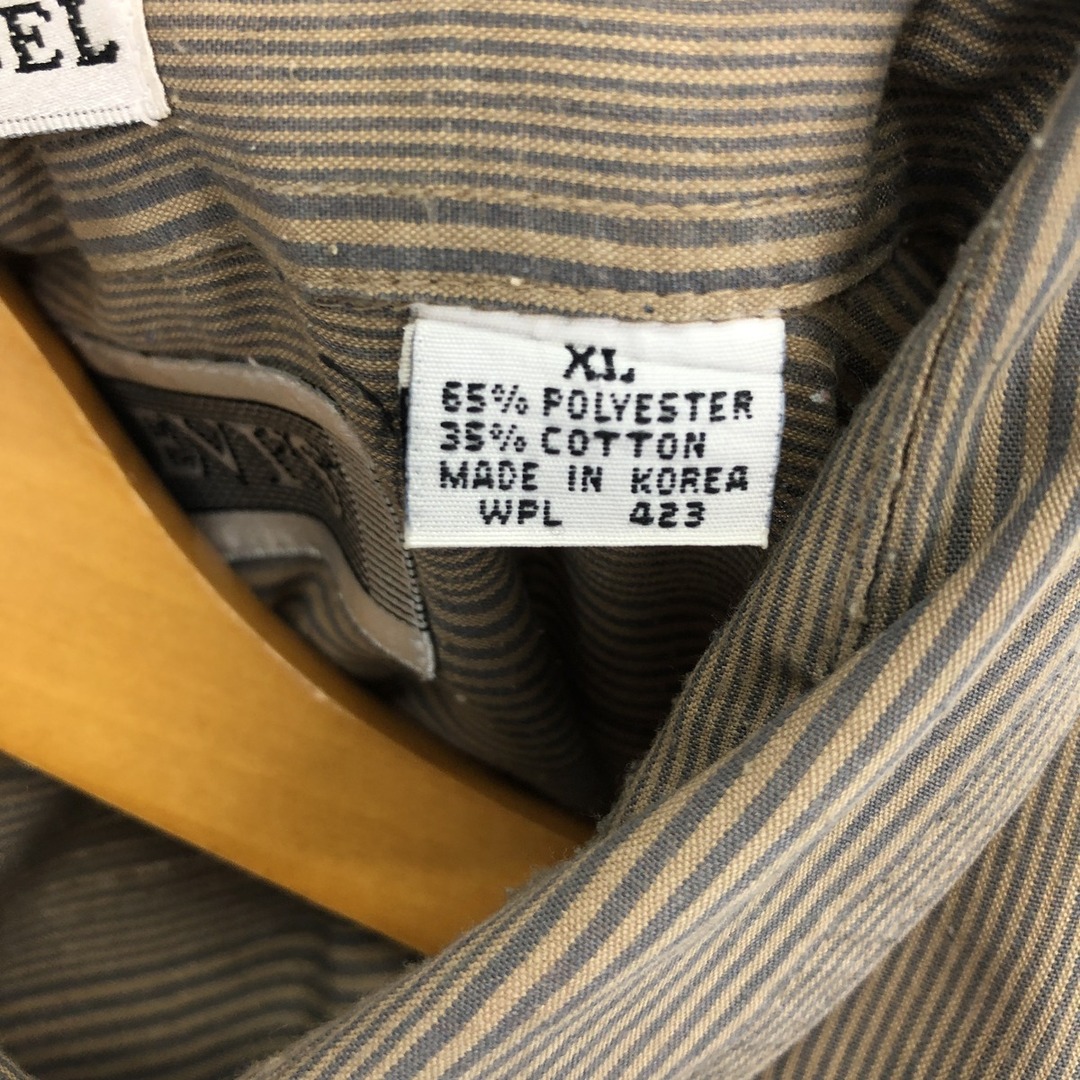 Levi's(リーバイス)の古着 90年代 リーバイス Levi's SILVER LABEL 長袖 ボタンダウンストライプシャツ メンズXL ヴィンテージ /eaa387611 メンズのトップス(シャツ)の商品写真