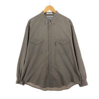 リーバイス(Levi's)の古着 90年代 リーバイス Levi's SILVER LABEL 長袖 ボタンダウンストライプシャツ メンズXL ヴィンテージ /eaa387611(シャツ)