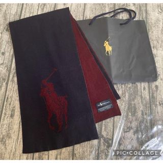 ポロラルフローレン(POLO RALPH LAUREN)の【新品未使用】POLO RALPH LAUREN リバーシブル マフラー (マフラー)