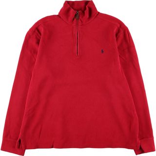 ラルフローレン(Ralph Lauren)の古着 ラルフローレン Ralph Lauren POLO by Ralph Lauren コットンニットハーフジップセーター メンズL /eaa394811(ニット/セーター)