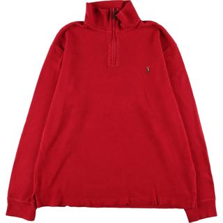 ラルフローレン(Ralph Lauren)の古着 ラルフローレン Ralph Lauren POLO RALPH LAUREN コットンニットハーフジップセーター メンズL /eaa394817(ニット/セーター)