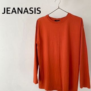 ジーナシス(JEANASIS)のJEANASIS ジーナシス　オレンジ　長袖　Tシャツ　トップス(Tシャツ(長袖/七分))