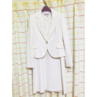 アルファキュービック(ALPHA CUBIC)の入学式スーツ 白 ホワイト 9号(スーツ)