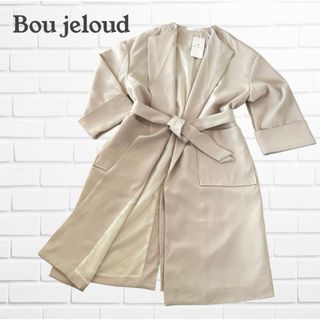 Bou Jeloud - 新品タグ付き✨ブージュルード　スプリングコート　ベージュ　Mサイズ　ベルトリボン