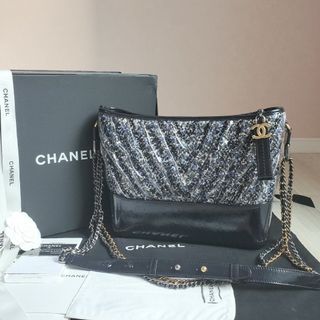 シャネル(CHANEL)のシャネル ガブリエル チェーンショルダーバッグ ツイード 超美品(ショルダーバッグ)