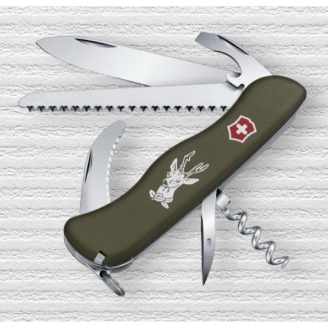 VICTORINOX(ビクトリノックス)の新品❤️ ビクトリノックス ハンターロックブレードオリーブD並行輸入品❤️レア スポーツ/アウトドアのアウトドア(その他)の商品写真