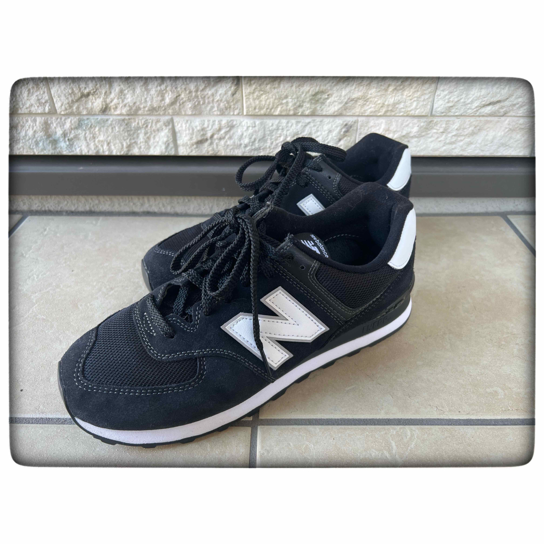 New Balance - ニューバランス ML574 2E BLACKの通販 by ざきぱん's ...