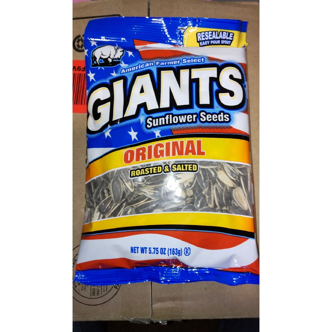 GIANTS Sunflower Seeds ORIGINAL ひまわりの種 食品/飲料/酒の食品(菓子/デザート)の商品写真