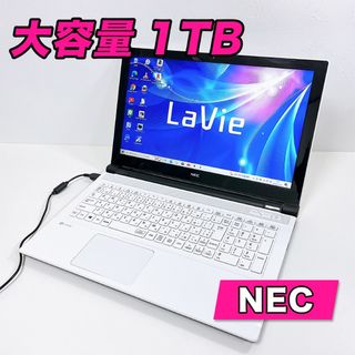 NEC - 綺麗な黒✨すぐ使える 設定済み ノートパソコン オフィス入り