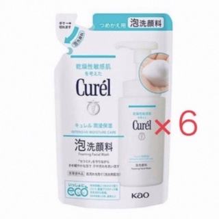 キュレル(Curel)のキュレル 泡洗顔料 詰め替え 130ml×6パック 新品 (その他)