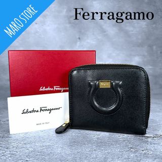 サルヴァトーレフェラガモ(Salvatore Ferragamo)のFerragamo GANCIO CITY ガンチーニ ラウンド 二つ折り財布(財布)