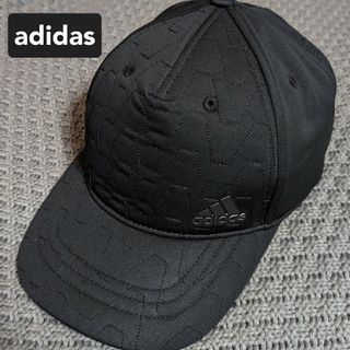 アディダス(adidas)の状態良adidasキャップ帽子野球帽ブラック黒フリーサイズメンズ(キャップ)