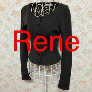 美品 Rene ルネ  定価4.4万 リボンカーディガン