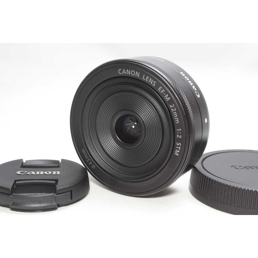 ☆極上美品☆ CANON EF-M 22mm F2 STM ブラック キャノン - www